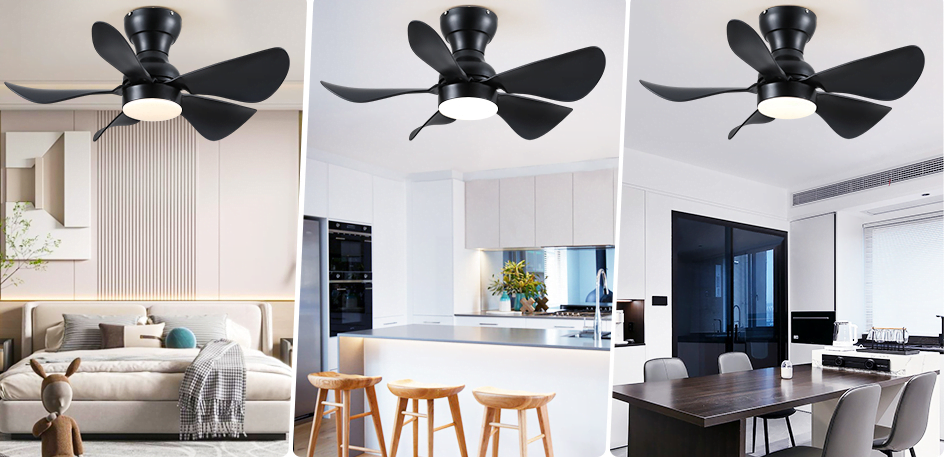 Ventilador Mpayel instalado en diferentes espacios del hogar
